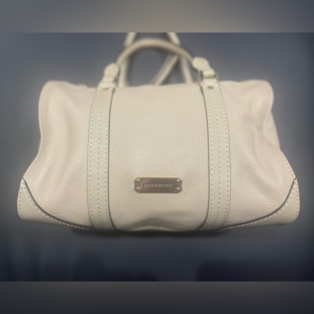 Cream Leather Handbag